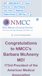 Mobile Screenshot of nmcancercenter.org